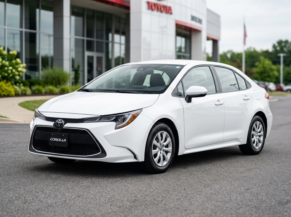 Toyota Corolla white