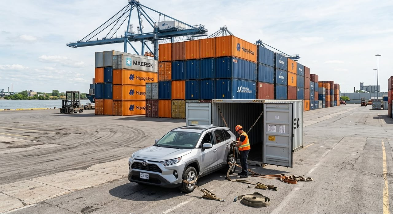 Toyota RAV4 au port canadien